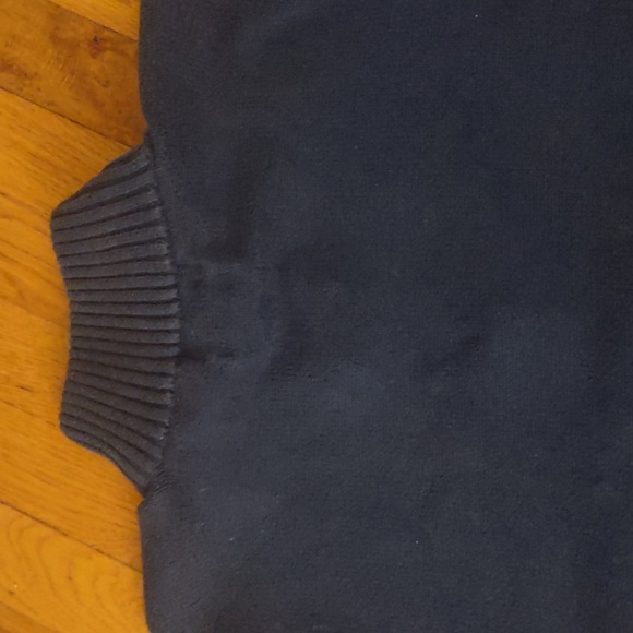 Men's Polo Ralph Lauren Blue Zip-Up Sweater Size LARGE - Picture 7 of 8